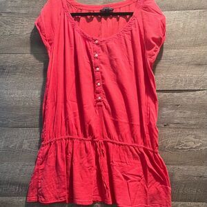 Tommy Hilfiger Womens Rd Top/Coverup Sz XL
